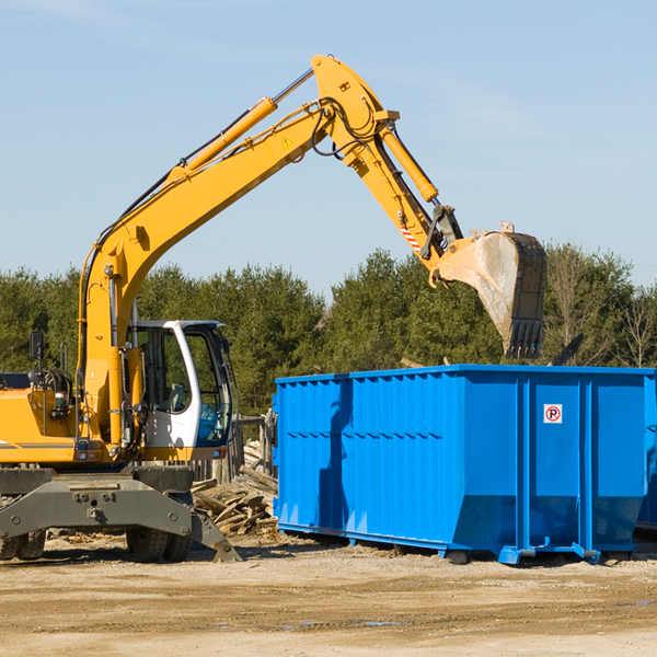 how many times can i have a residential dumpster rental emptied in Tranquillity